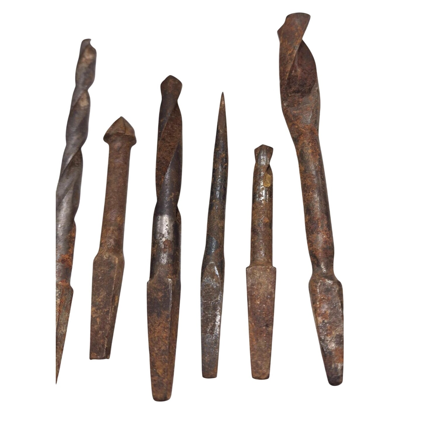 Vintage Mixed Drill Bit Set For Metal & Woodworking