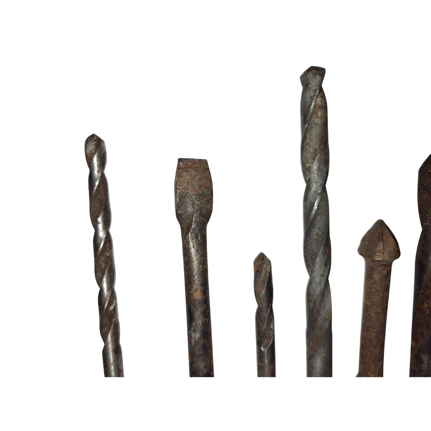 Vintage Mixed Drill Bit Set For Metal & Woodworking
