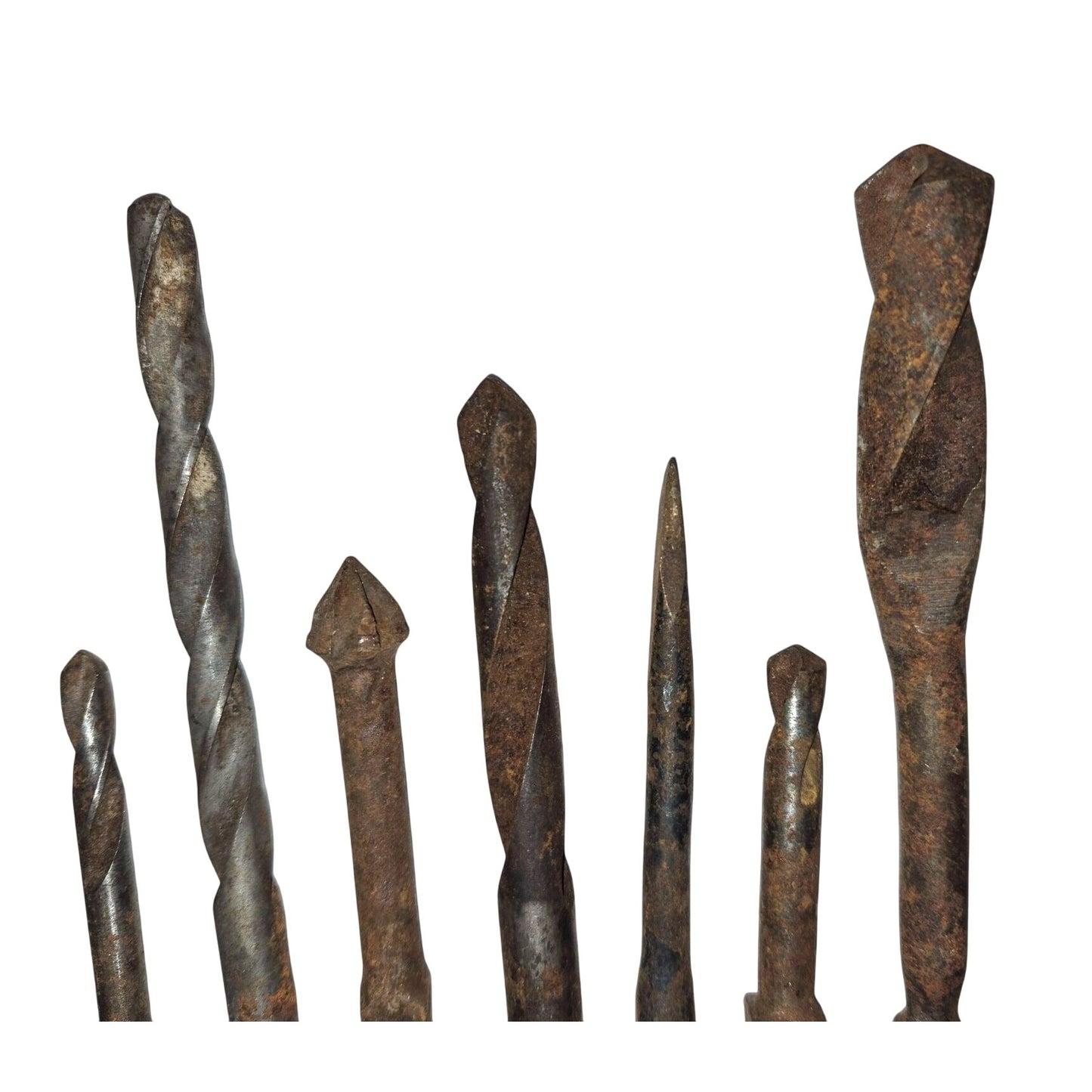 Vintage Mixed Drill Bit Set For Metal & Woodworking