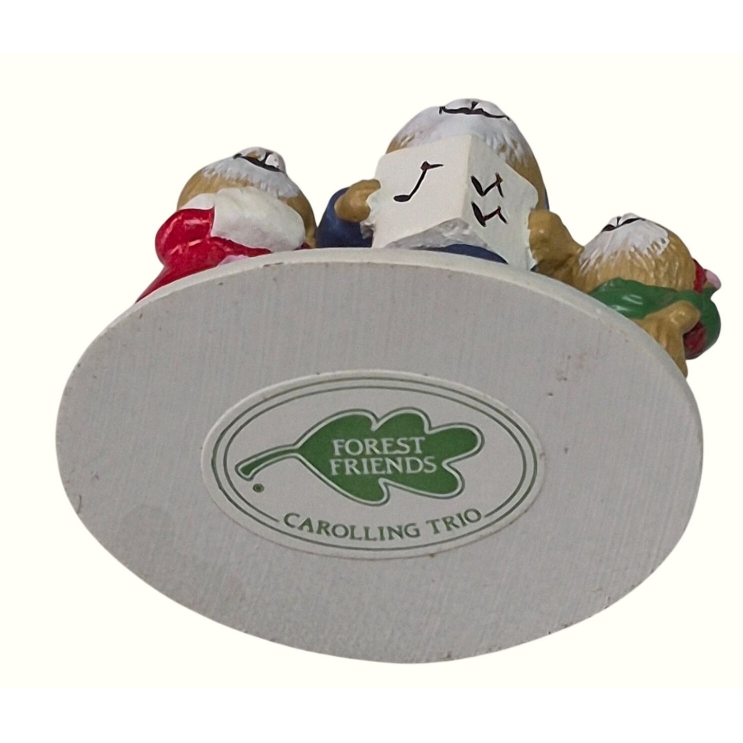 Avon Forest Friends Carolling Trio Mini Figurine The Gift Collection