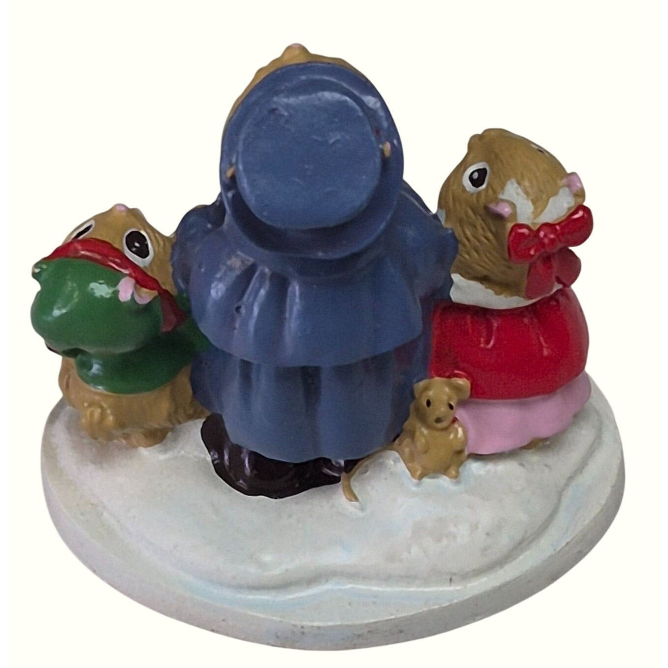 Avon Forest Friends Carolling Trio Mini Figurine The Gift Collection