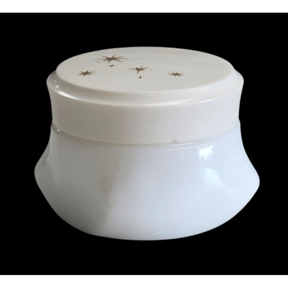 Vintage Avon Cream Sachet Milk Glass Jar