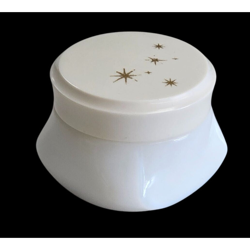 Vintage Avon Cream Sachet Milk Glass Jar