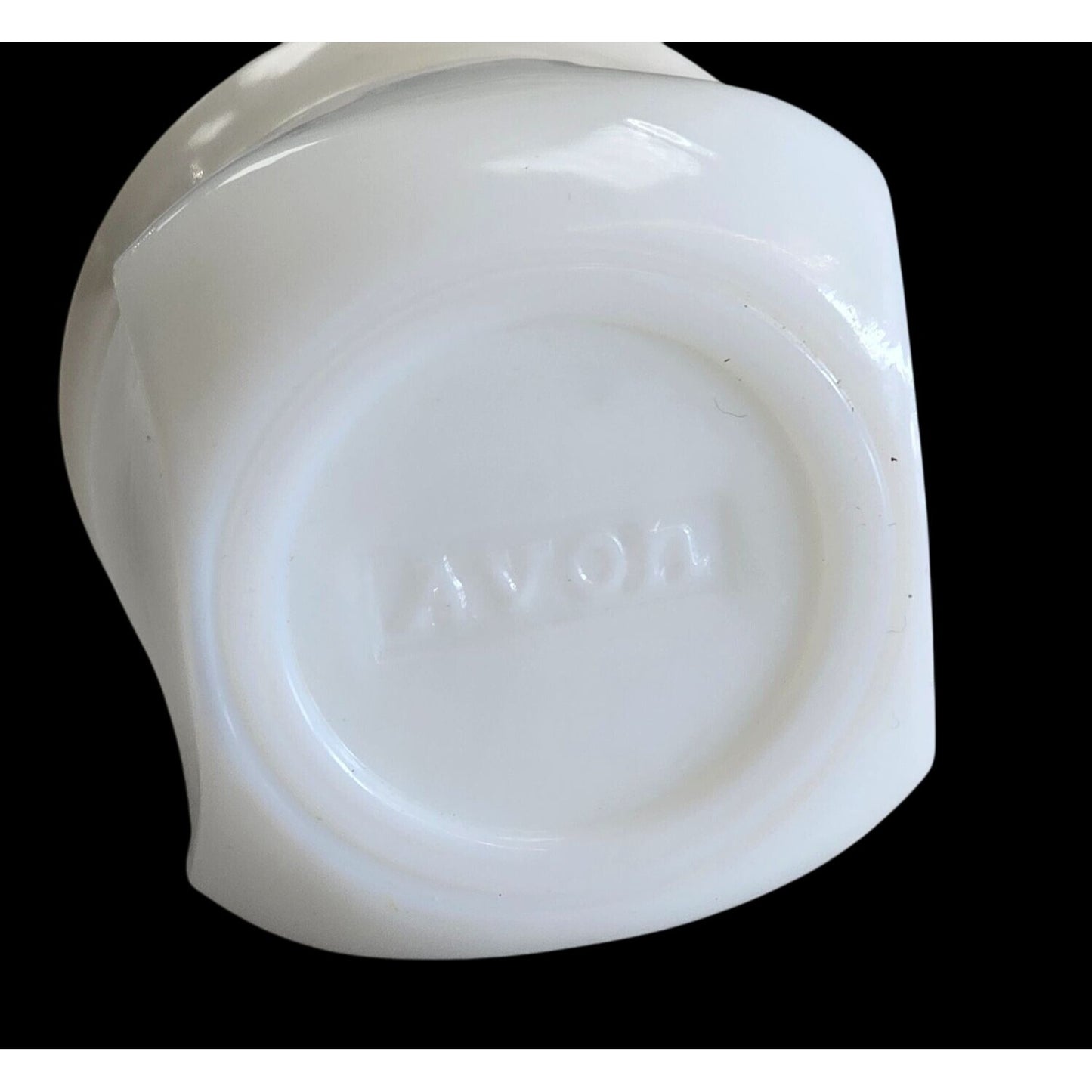 Vintage Avon Cream Sachet Milk Glass Jar