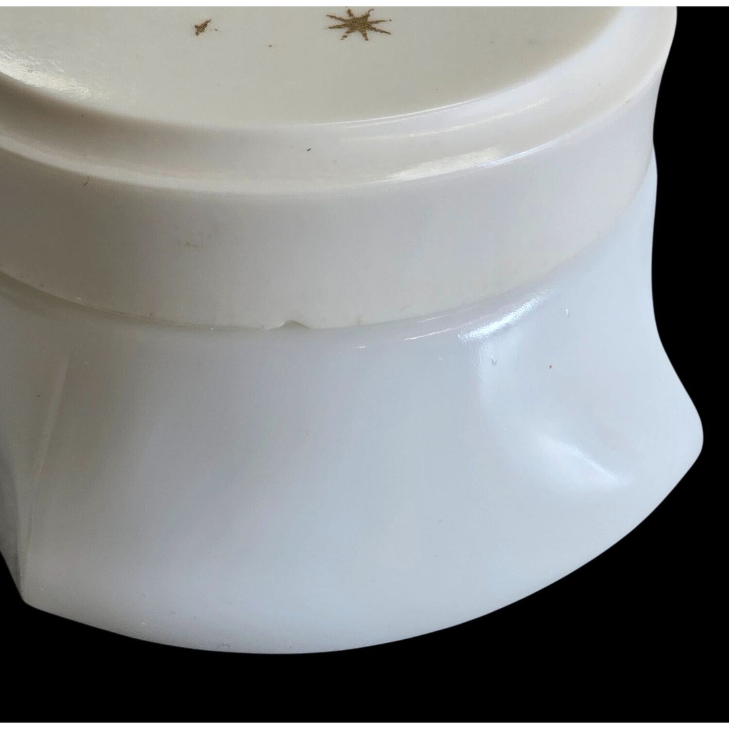 Vintage Avon Cream Sachet Milk Glass Jar