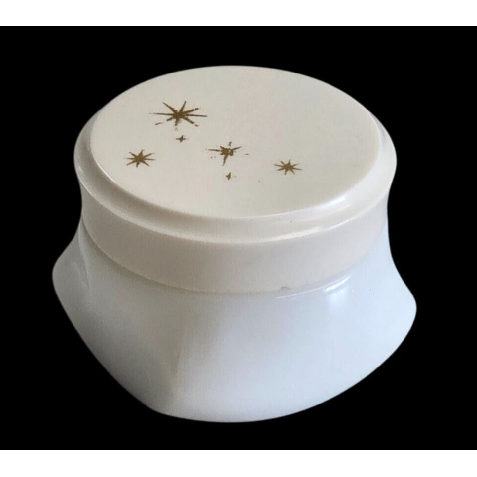 Vintage Avon Cream Sachet Milk Glass Jar