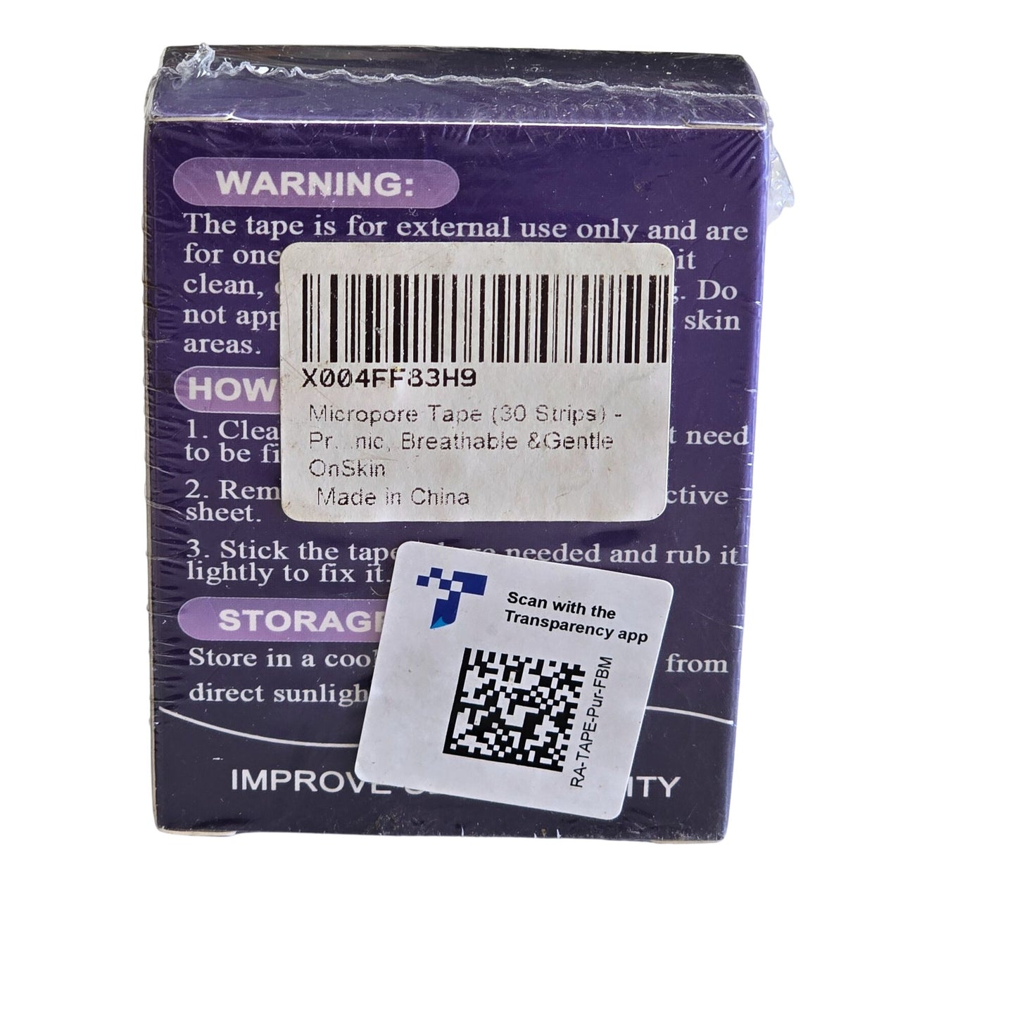 Gentle Strips Micropore Tape