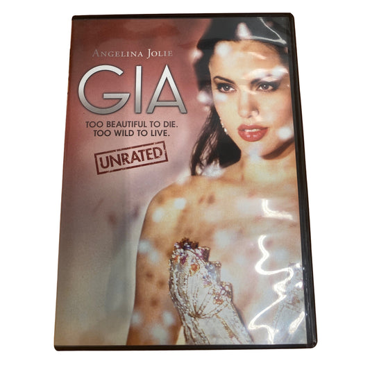 Angelina Jolie In "Gia" DVD Unrated Edition Drama Based On Tragic Life Of Americas First Supermodel HBO Films