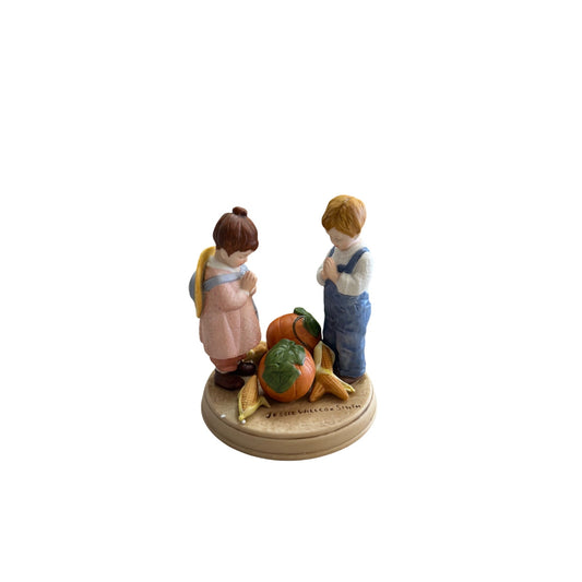 1986 Jessie Willcox Smith "Giving Thanks" Handpainted Figurine Holiday Series Good Housekeeping Fine Porcelain