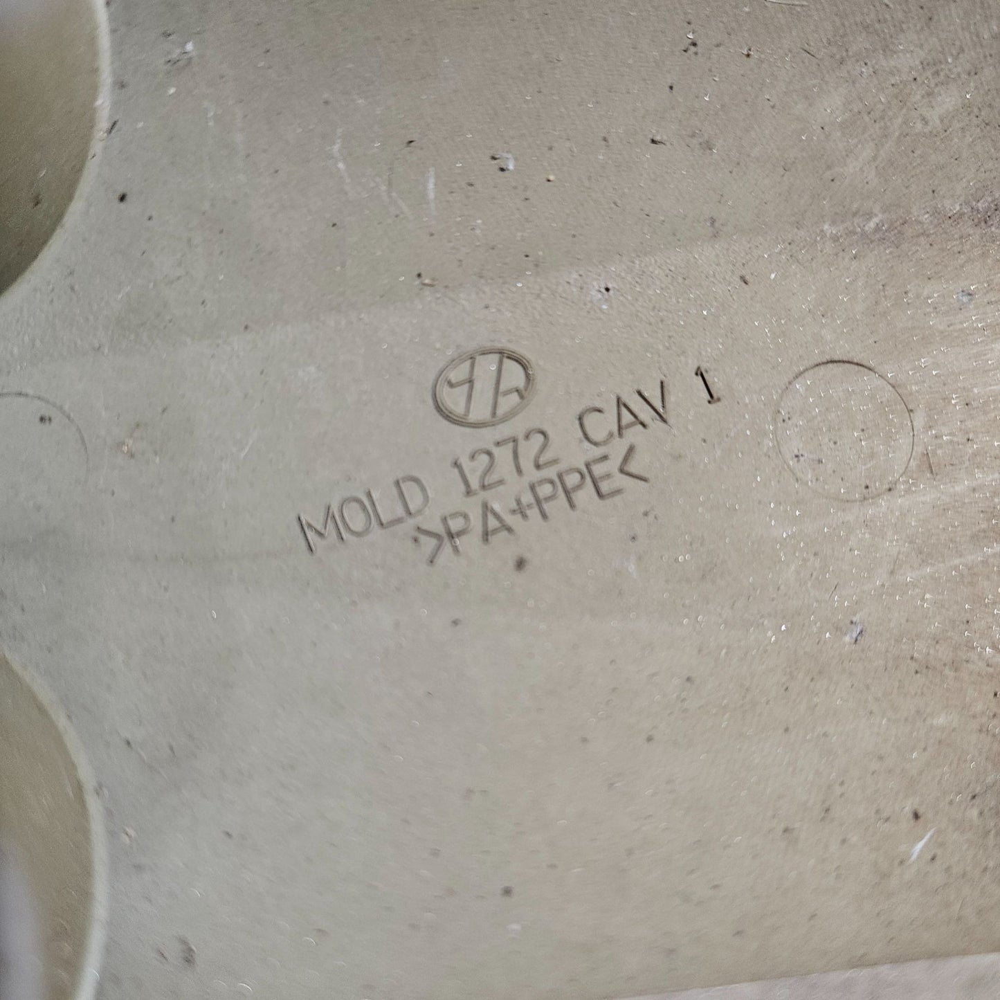 Pontiac 16" Silver Plastic Wheel Hub Caps Two