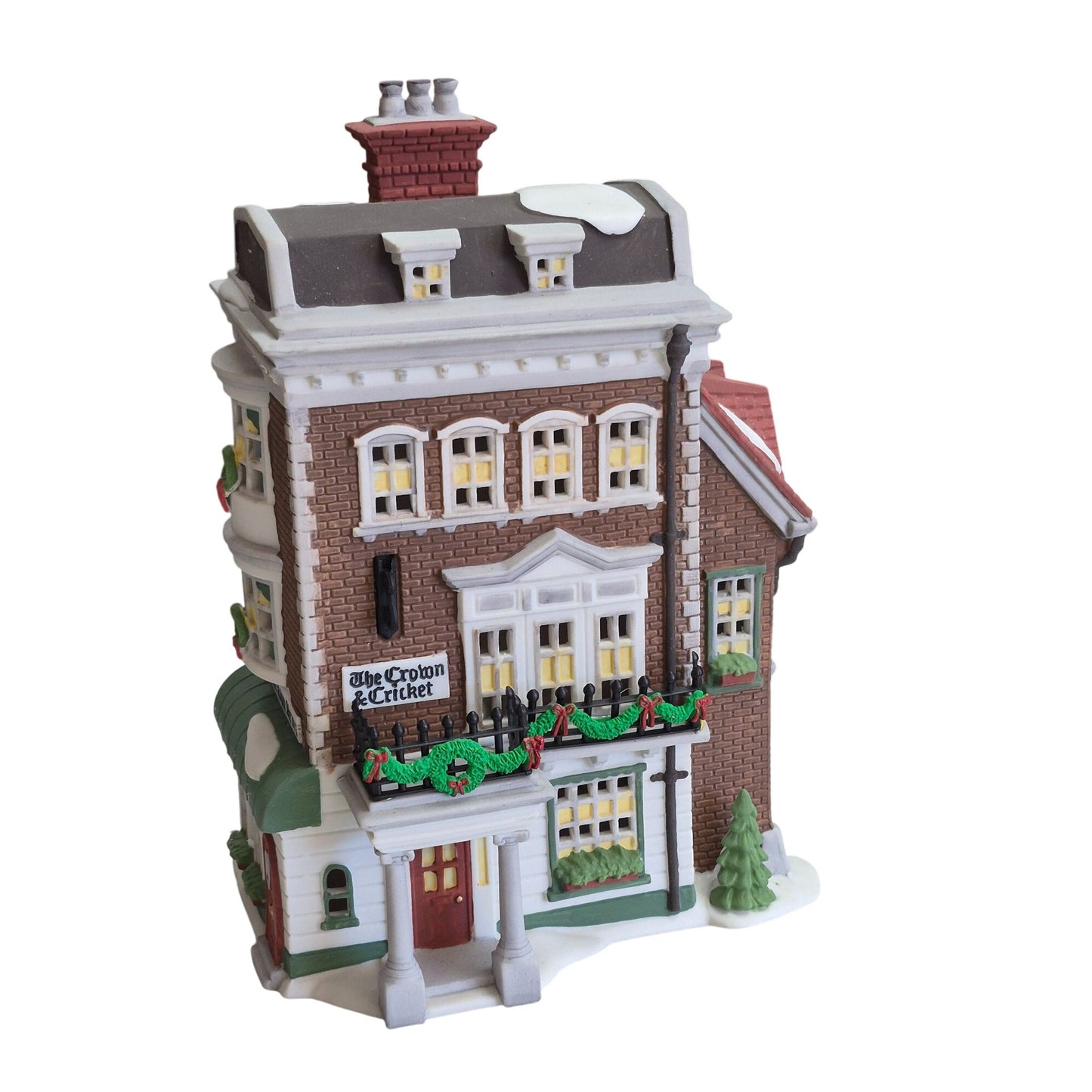 Dept 56 Crown and Cricket Inn 1st Edition Heritage Village Collection Excellent