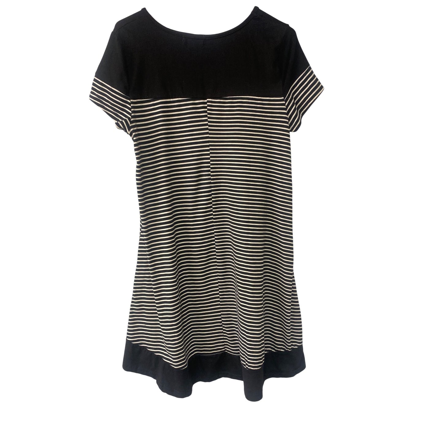 Exist Black & White Striped Womens Dress L