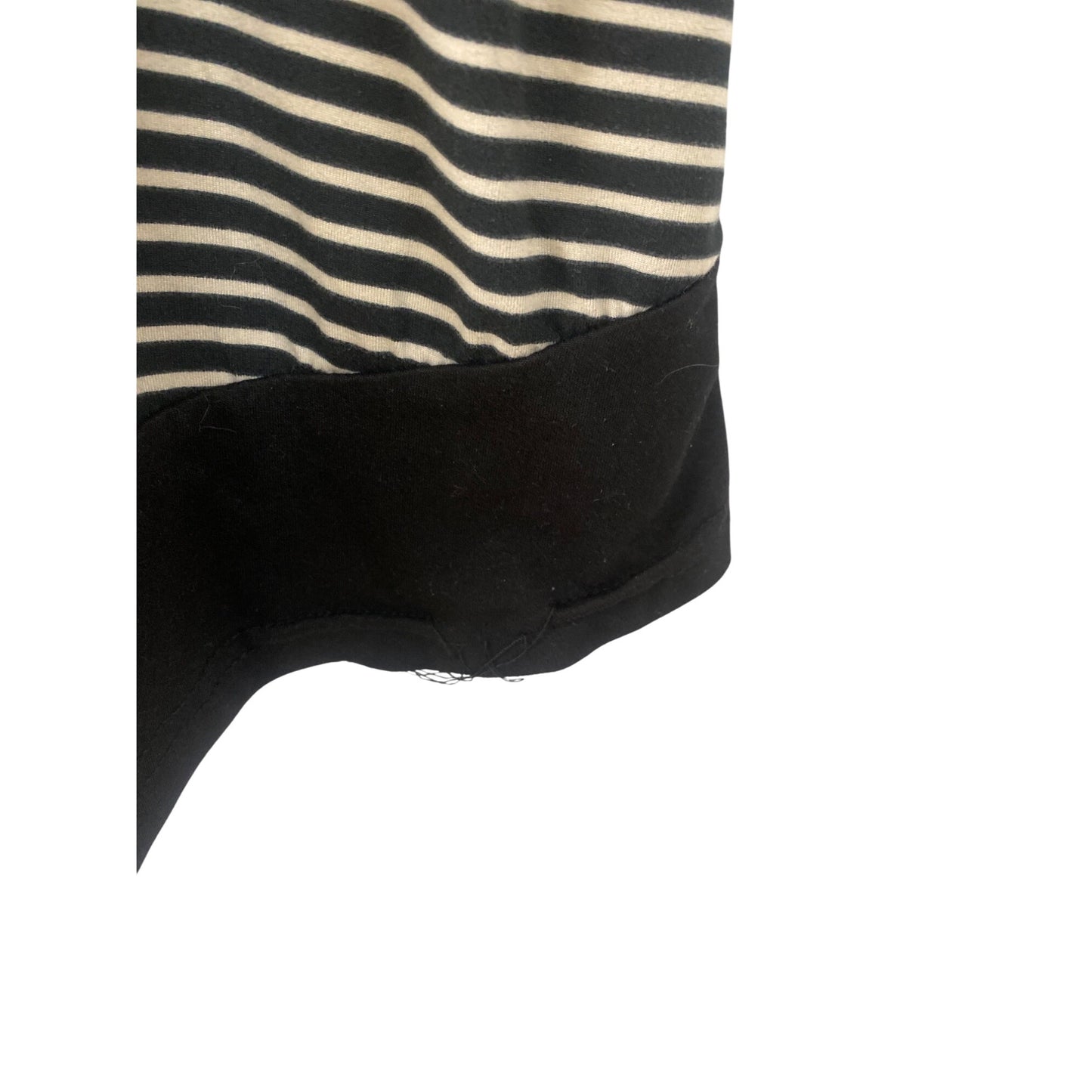 Exist Black & White Striped Womens Dress L