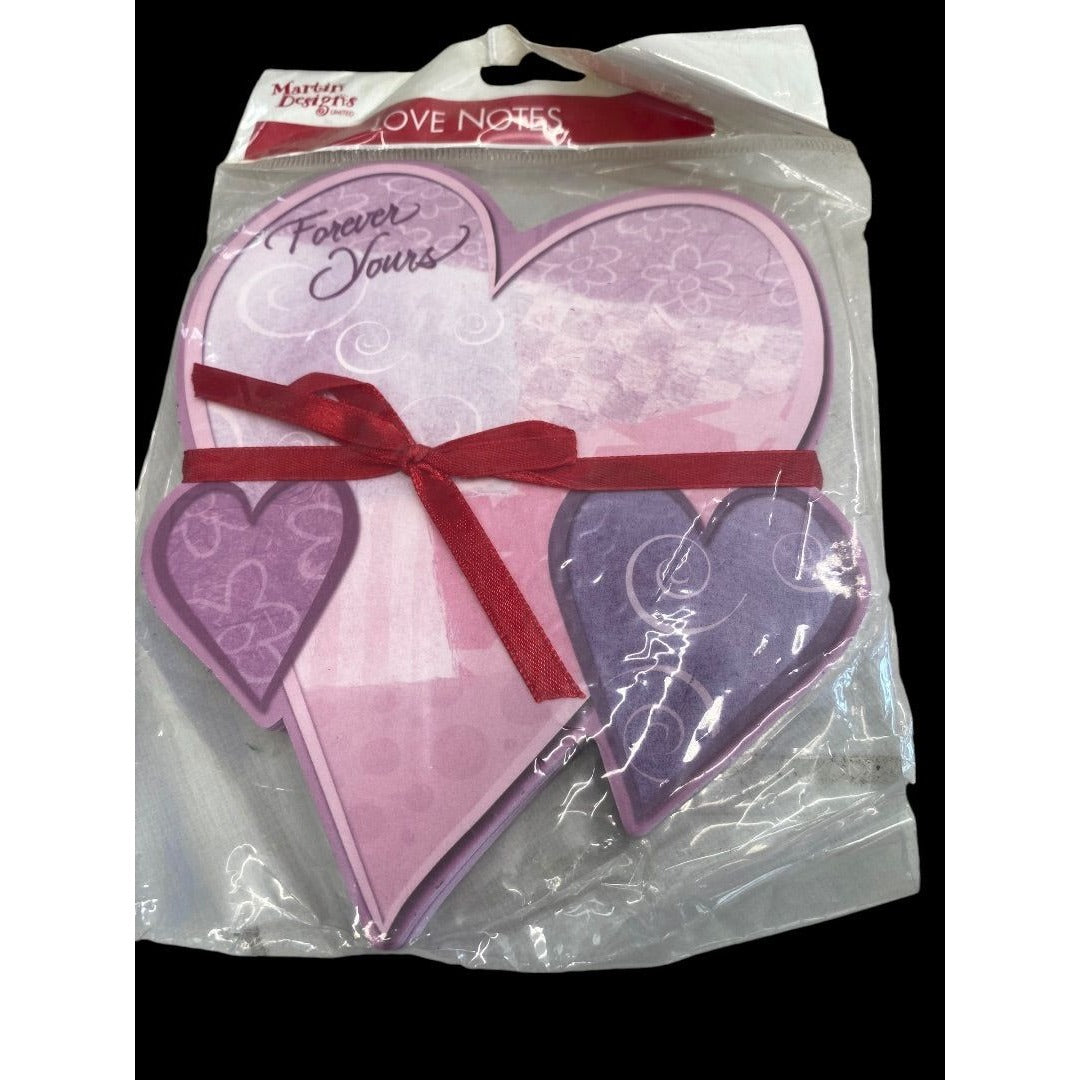 Heart Shaped Note Pad Forever Yours Love Notes 100 Sheets