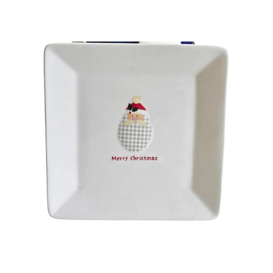 Square Santa Plate