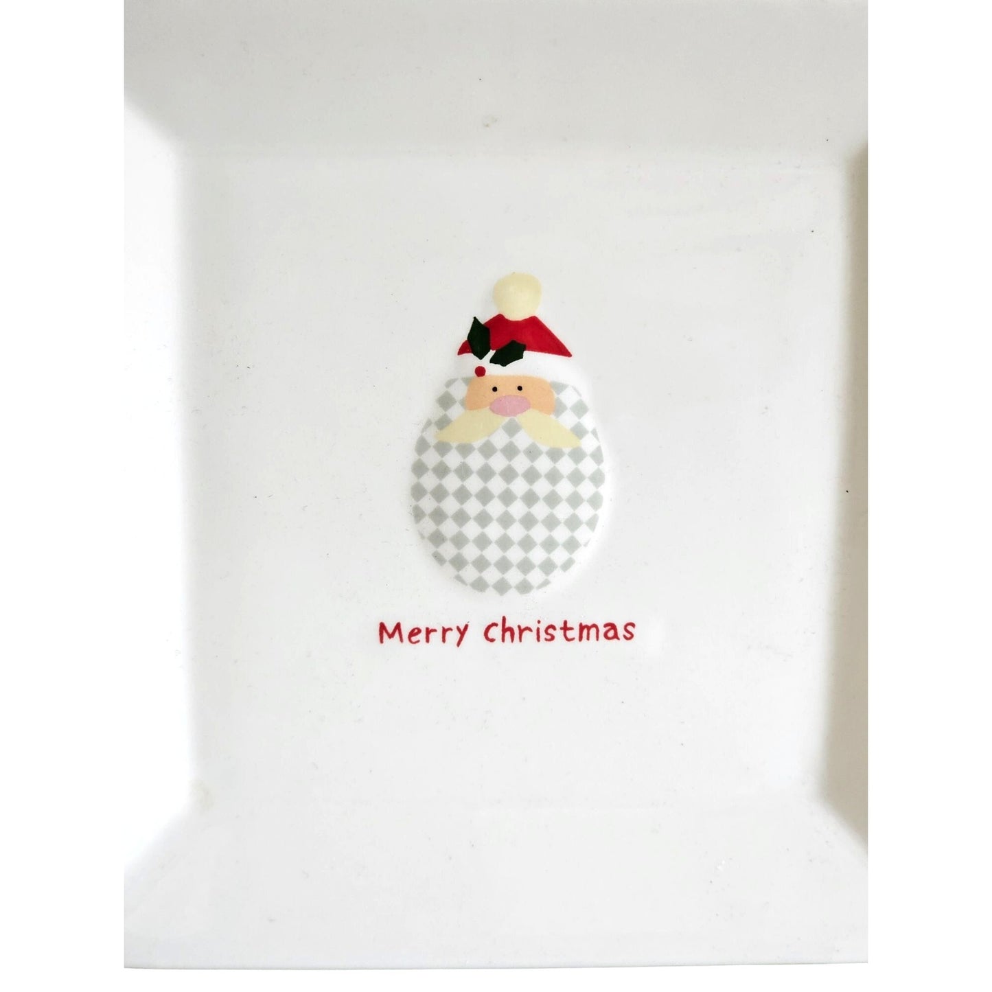 Square Santa Plate