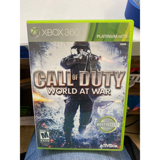 Call Of Duty: World At War Xbox 360 Platinum Hits Best Seller Edition