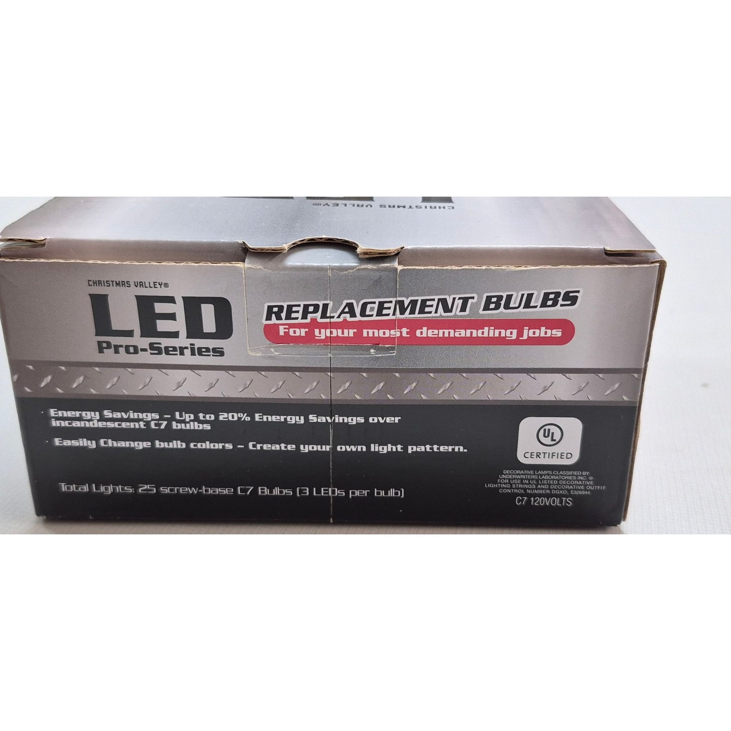 Christmas Valley LED Pro-Series 24-Pack C7 Replacement Bulbs Screw Base