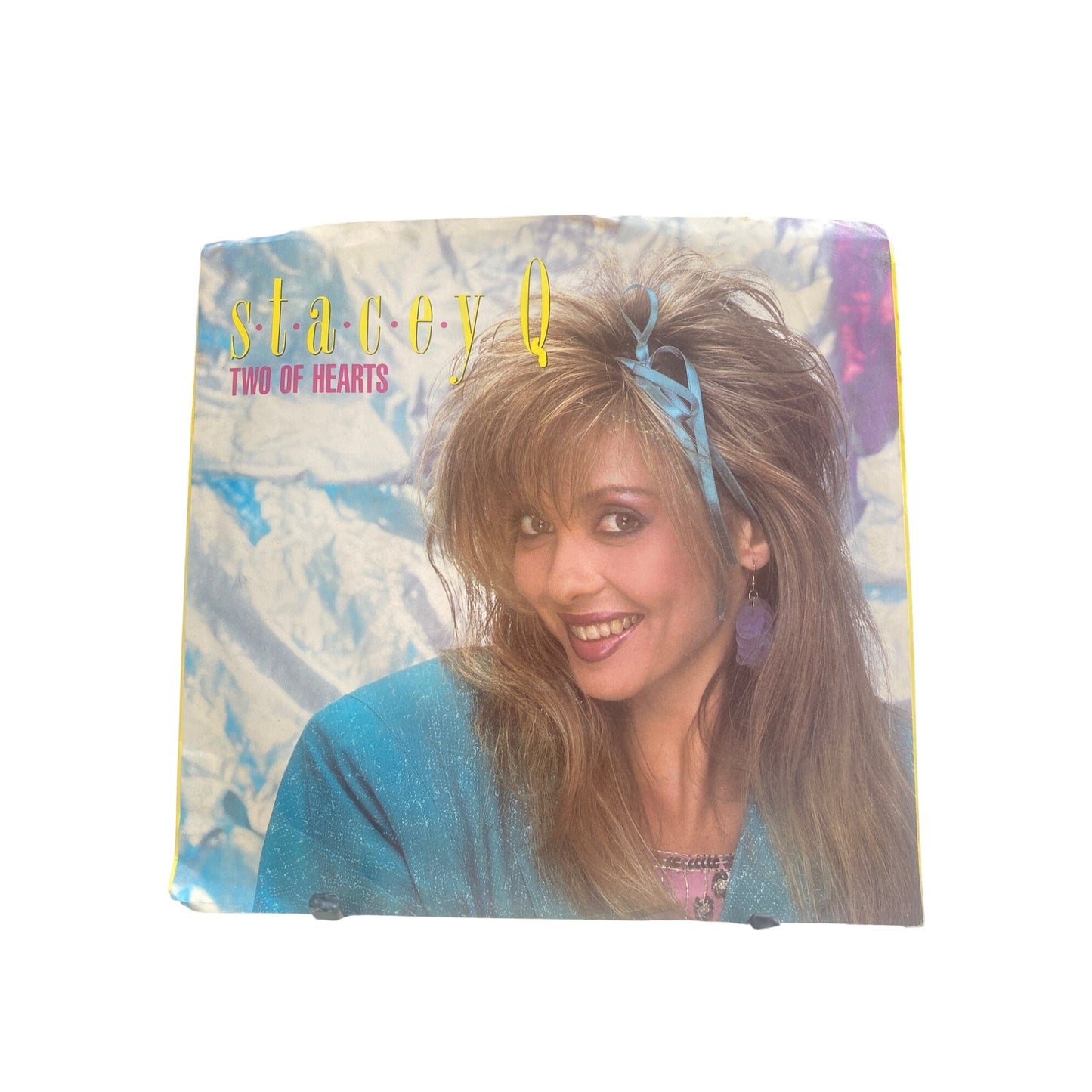 Stacey Q "Two Of Hearts" 45 RPM Vinyl Record Single With Picture Sleeve Atlantic 1986 Collectible