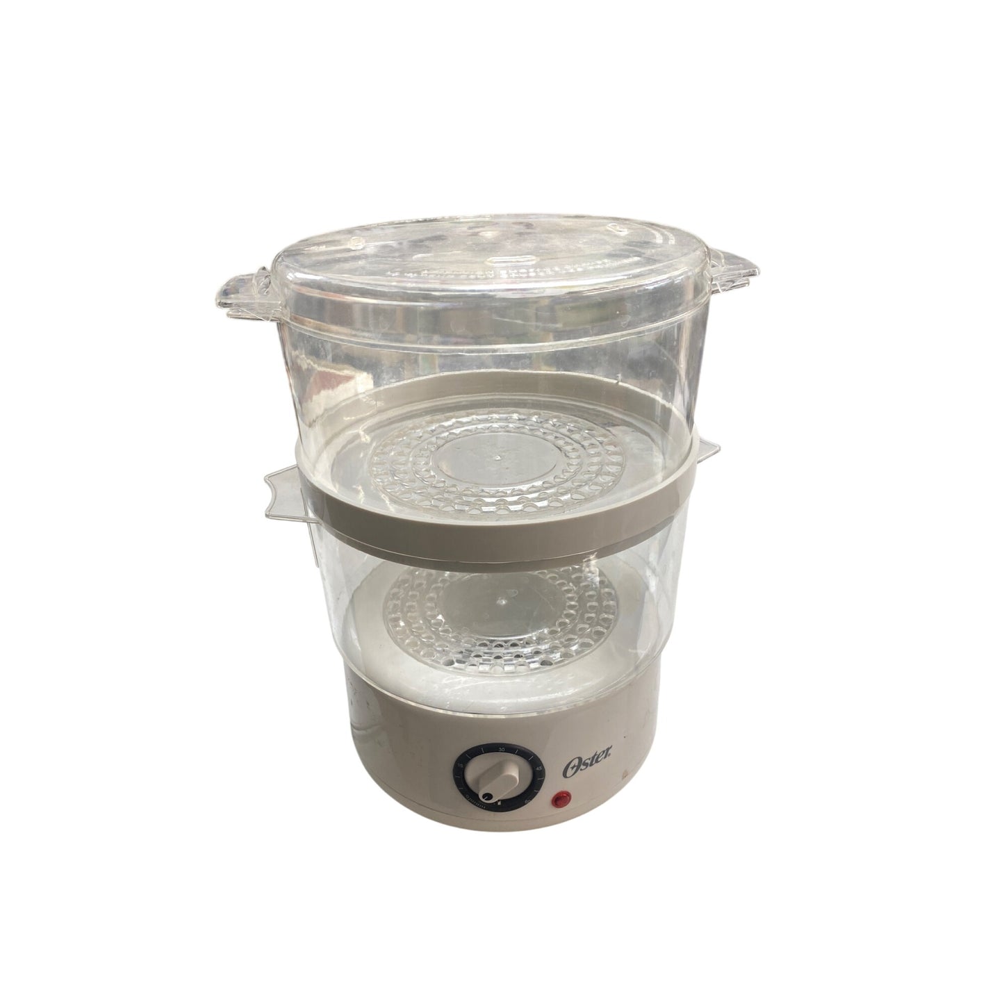 Oster 900-Watt Food Steamer With Timer Dial & Clear Plastic Baskets