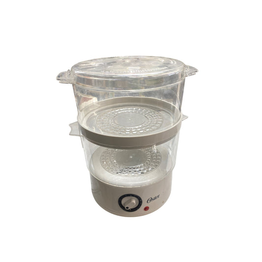 Oster 900-Watt Food Steamer With Timer Dial & Clear Plastic Baskets