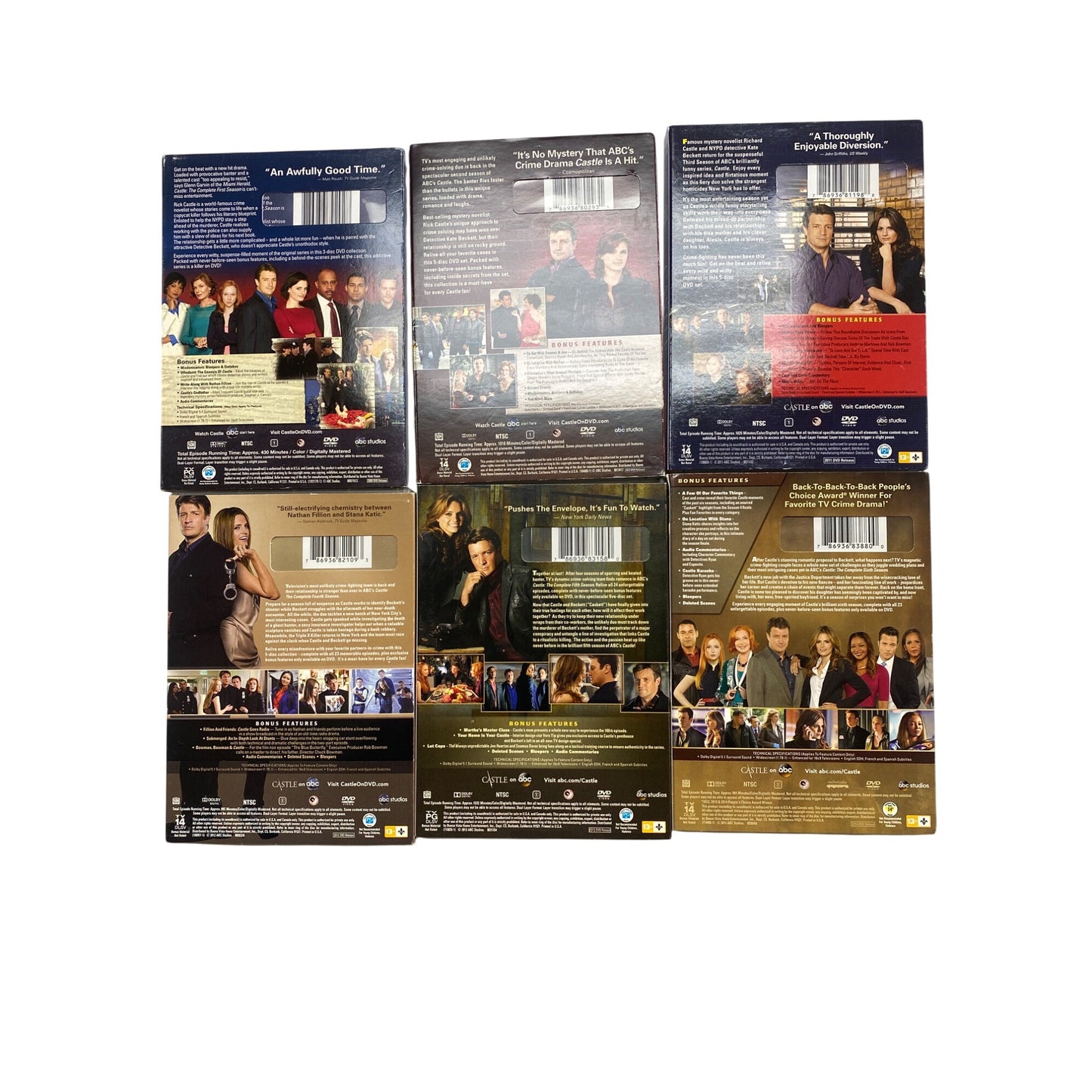 Castle The Complete Seasons 1-6 DVD Box Set