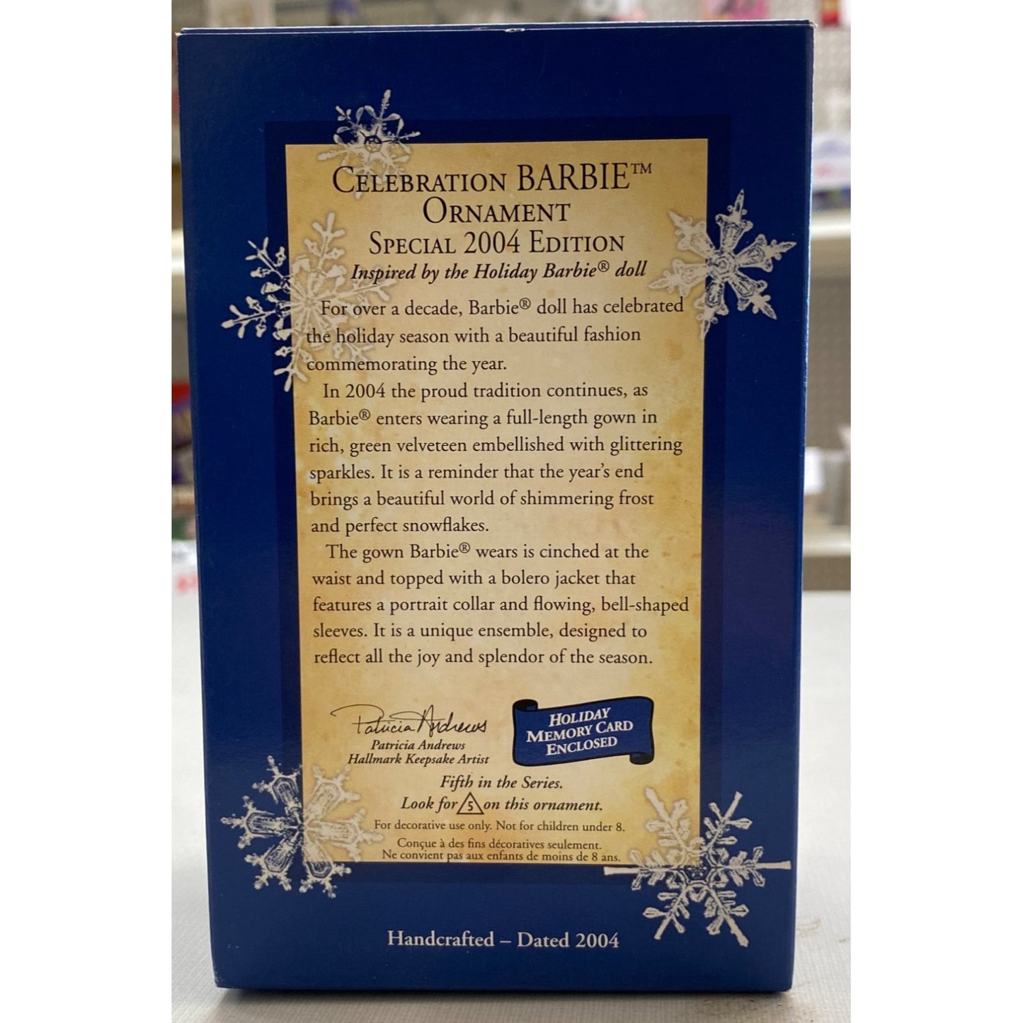 Barbie Celebration Keepsake Ornament 2004 Edition By Hallmark