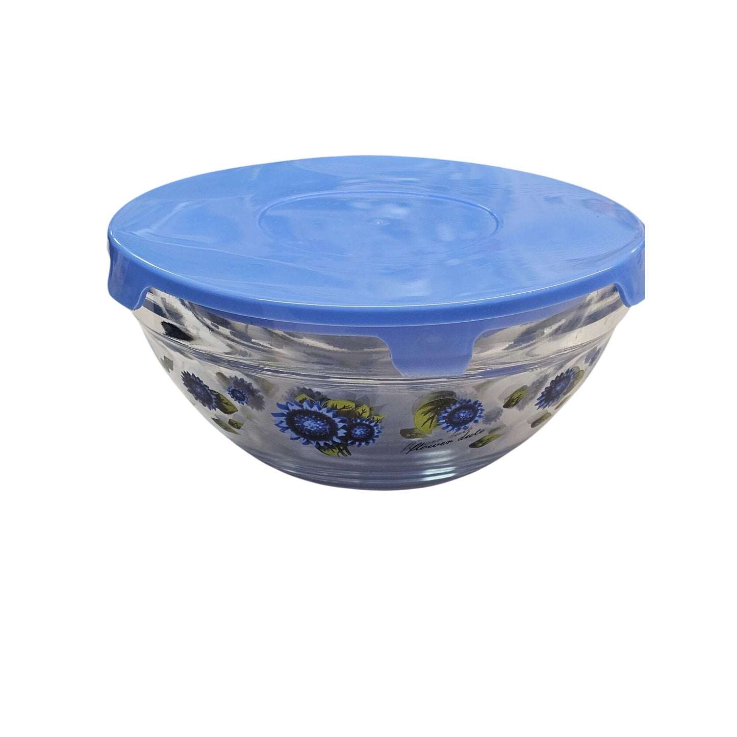 Flower Dute Blue Nesting Bowls