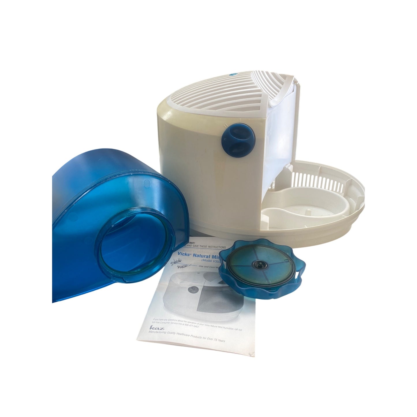 Vicks V3500 Natural Mist Humidifier With BestAir Humid-Wick Filter