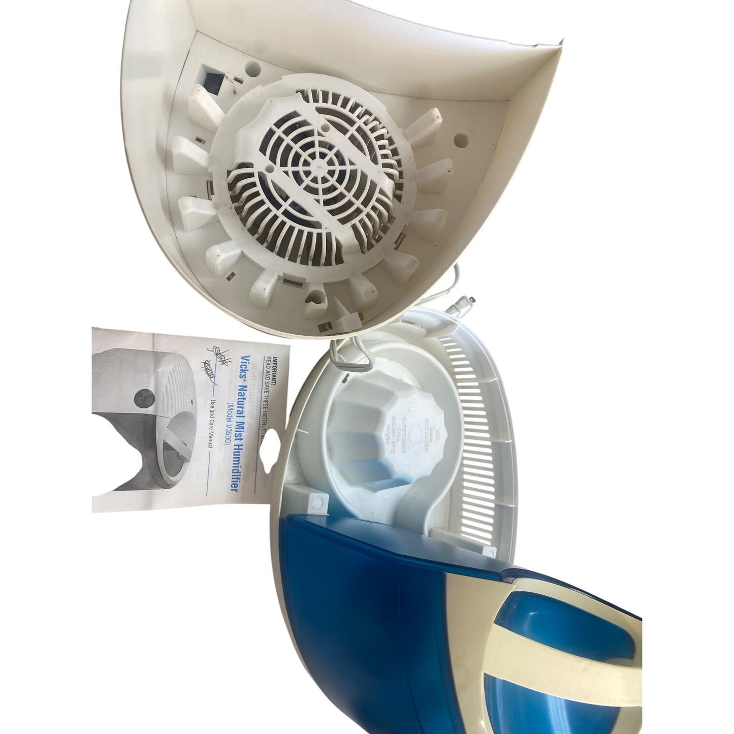 Vicks V3500 Natural Mist Humidifier With BestAir Humid-Wick Filter