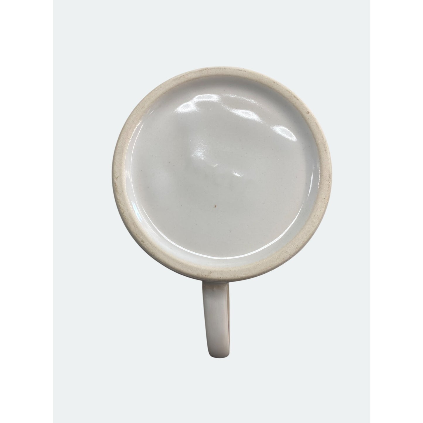 I Love My Grandpa Ceramic Mug With Star Handle - White With Heart Embroidery Design - 10 Oz - Gift For Grandparents