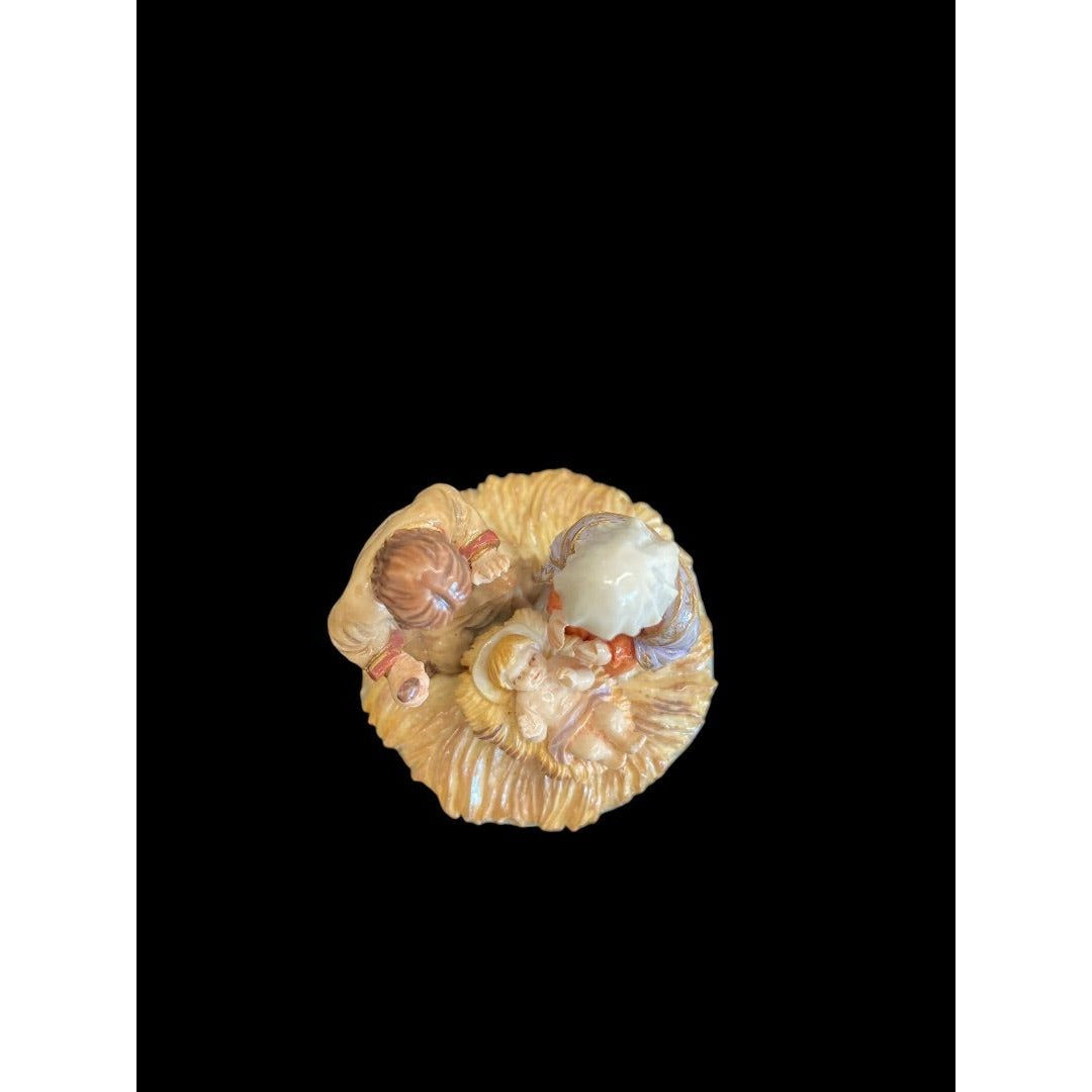 Vintage Lefton Holy Family Miniature Nativity Scene 1991