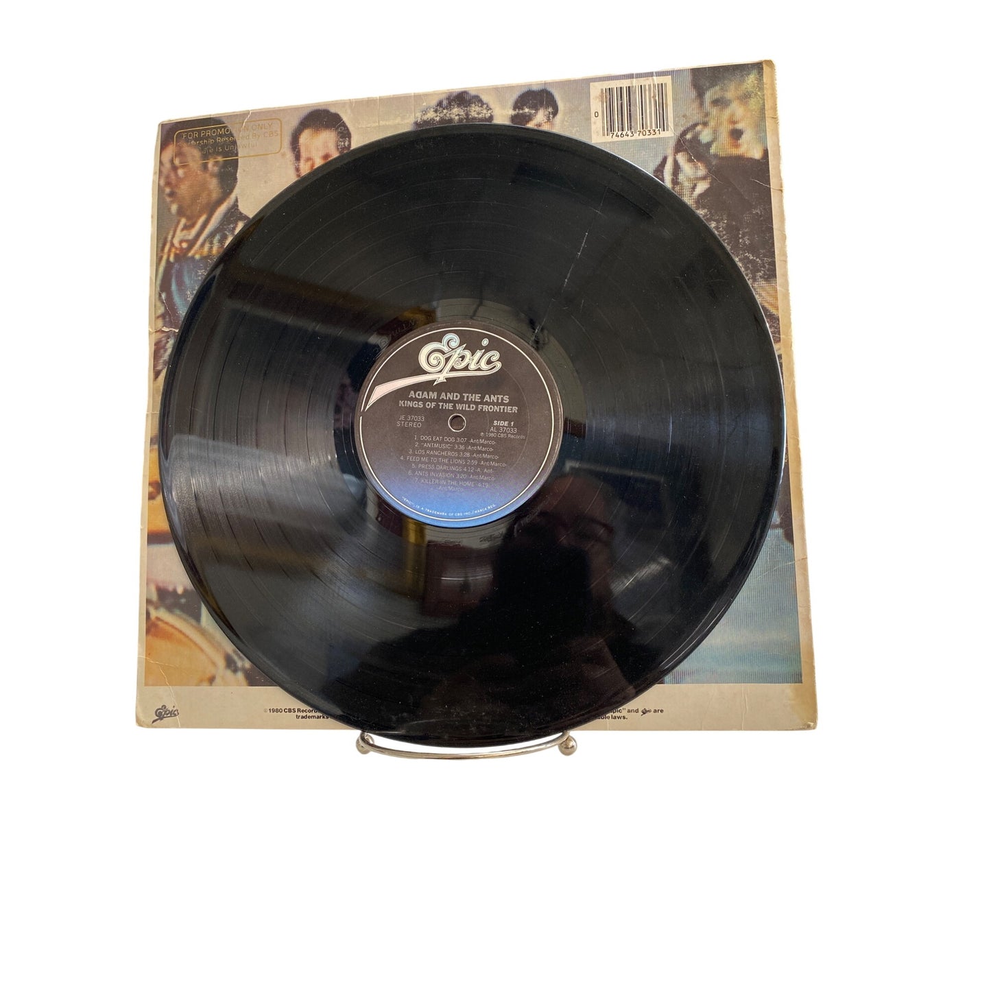 Adam And The Ants "Kings Of The Wild Frontier" Vinyl Record 1980 Epic