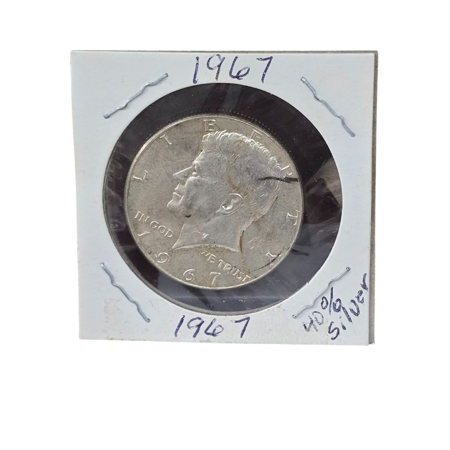 1967 Kennedy Half Dollar Coin 40% Silver Collectible