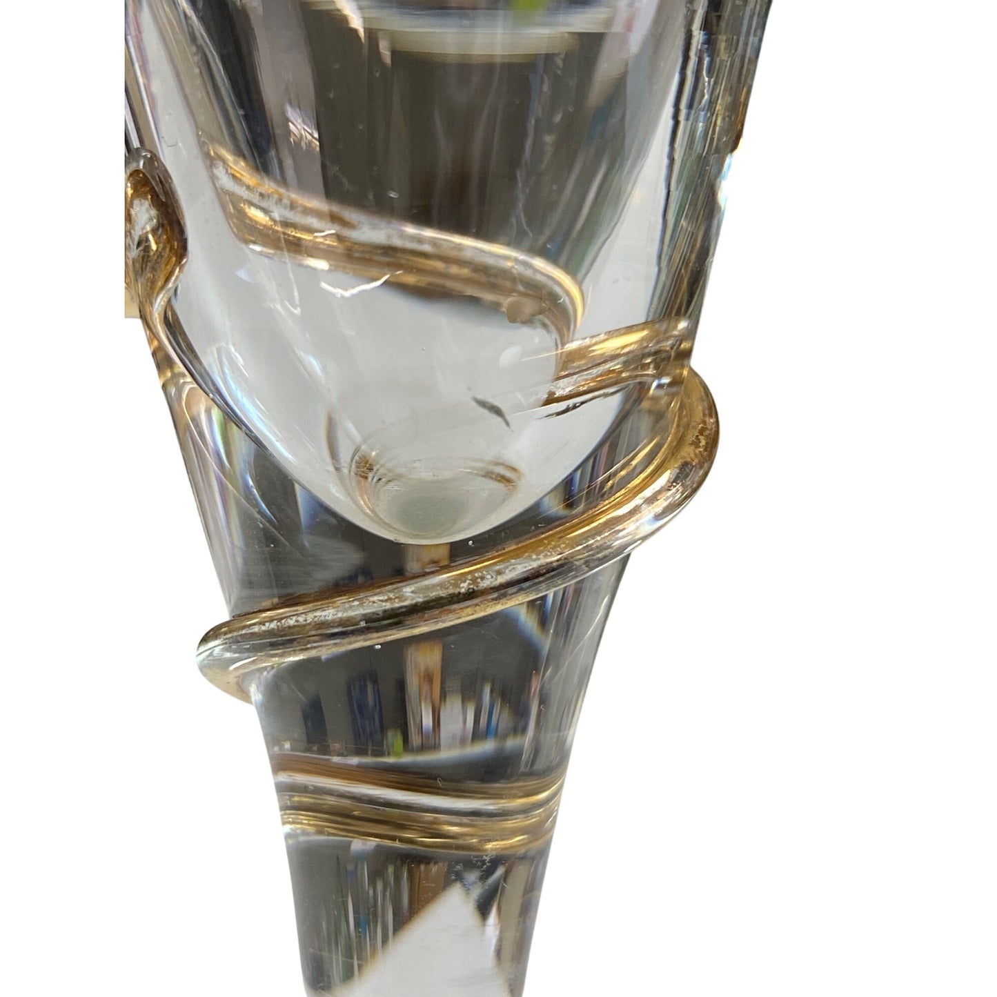 Crystal Champagne Gold Swirl