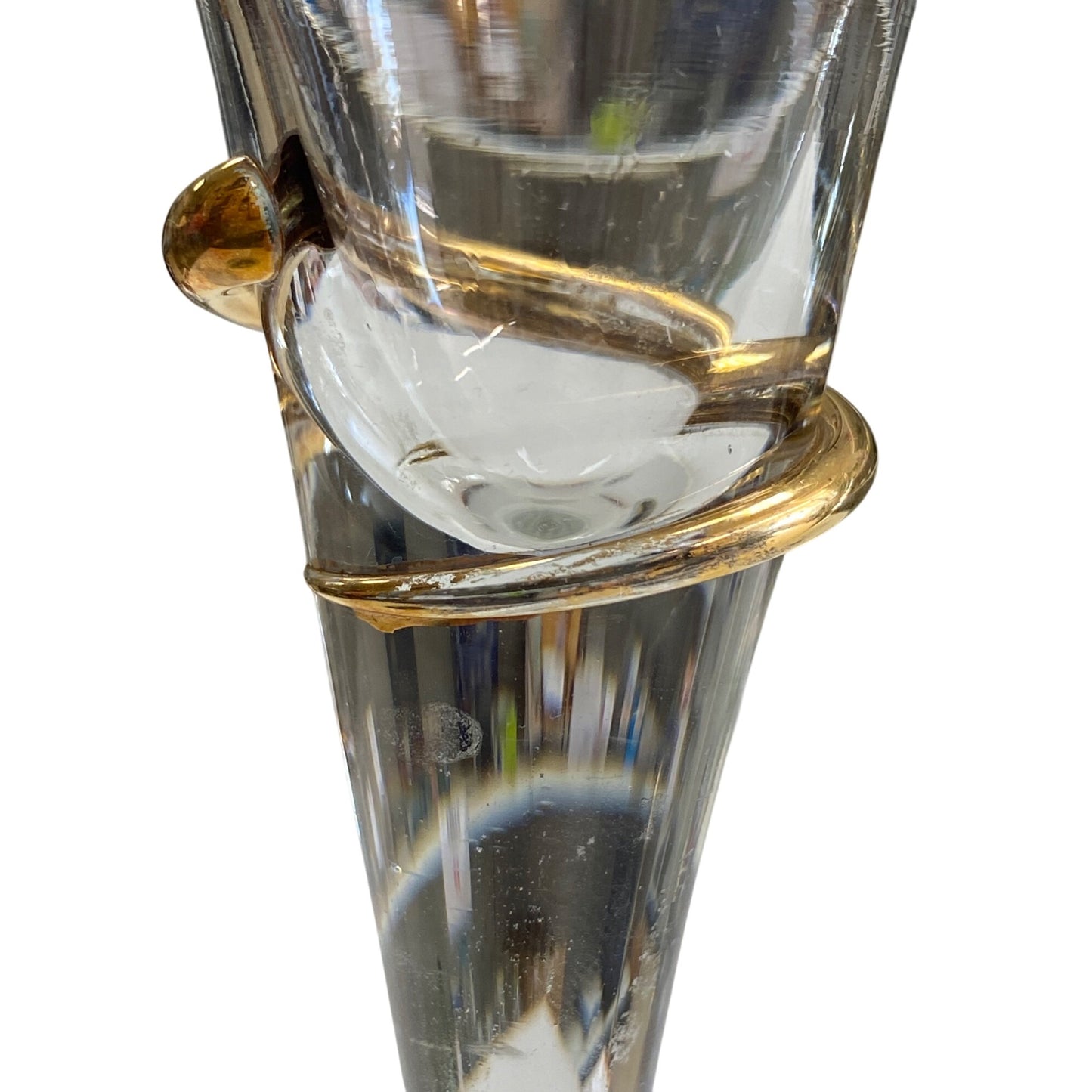 Crystal Champagne Gold Swirl