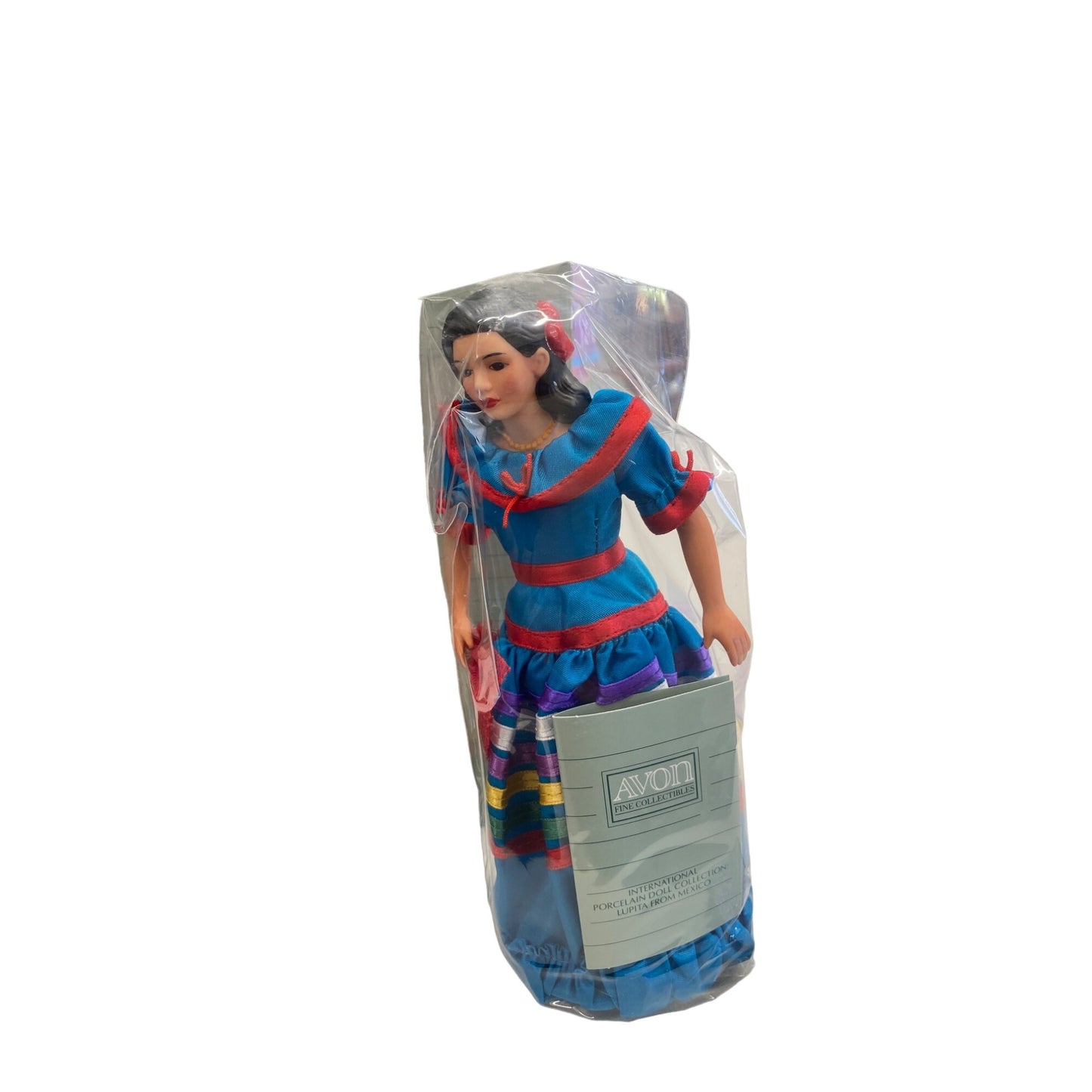 Avon International Porcelain Doll Collection Lupita From Mexico 1990s