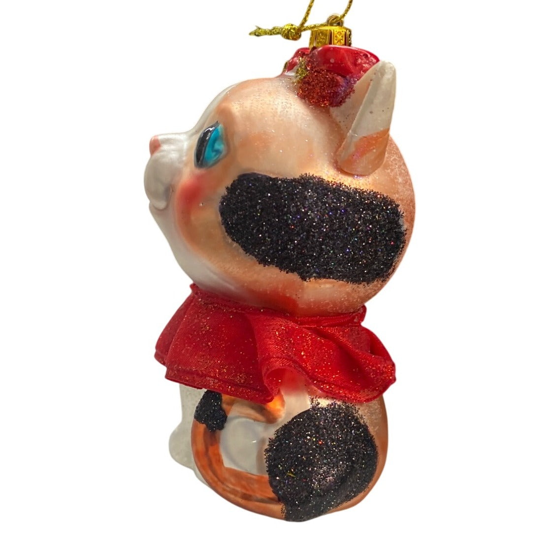 Calico Cat Christmas Ornament