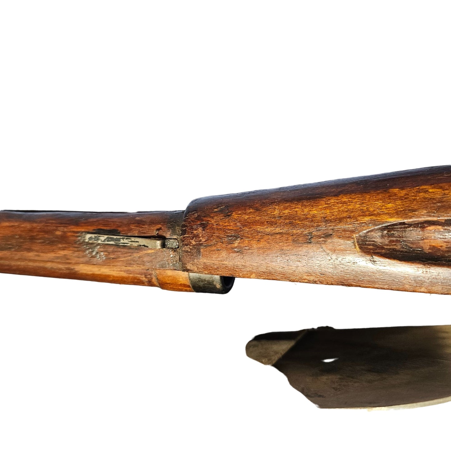 Vintage Wooden Rifle Stock Antique Gun Part Restoration or Display Piece 34"