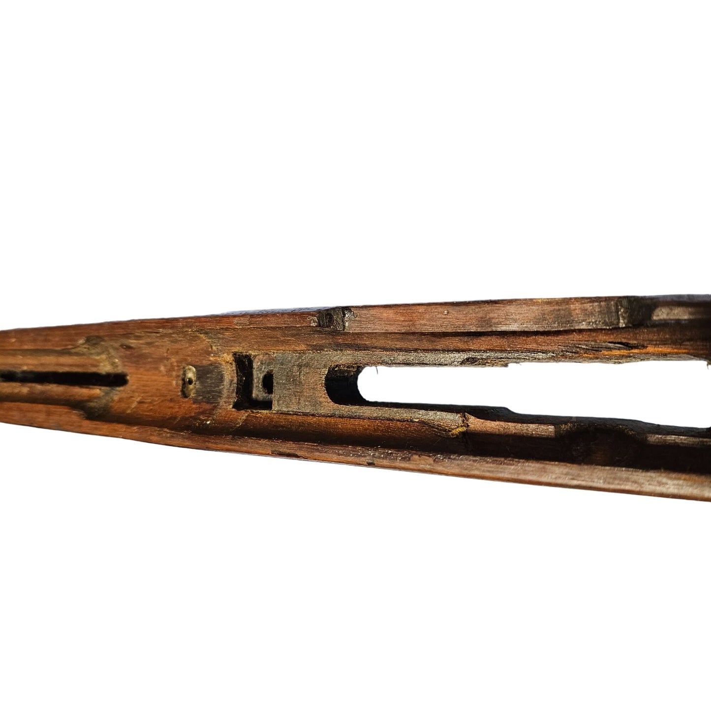 Vintage Wooden Rifle Stock Antique Gun Part Restoration or Display Piece 34"