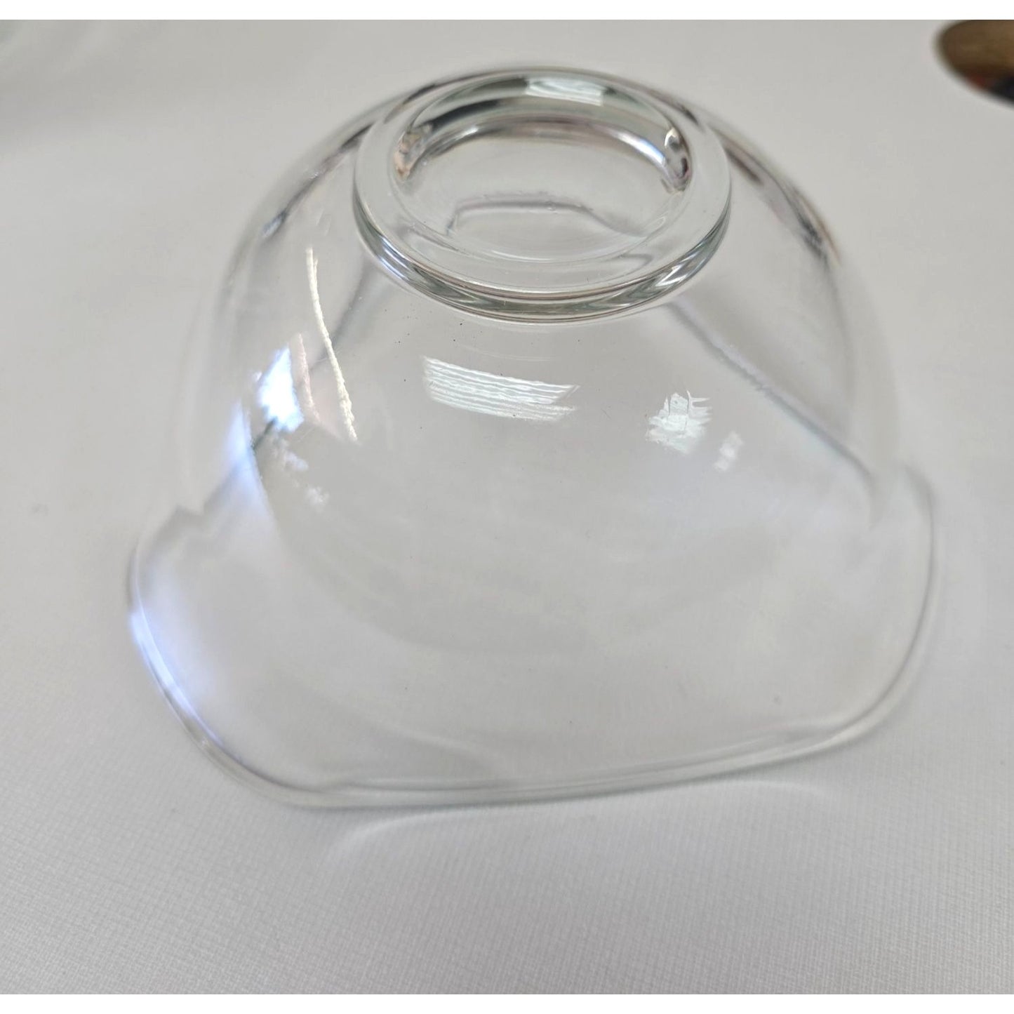 Mid‑Century Clear Glass Console Bowls  - SET 2