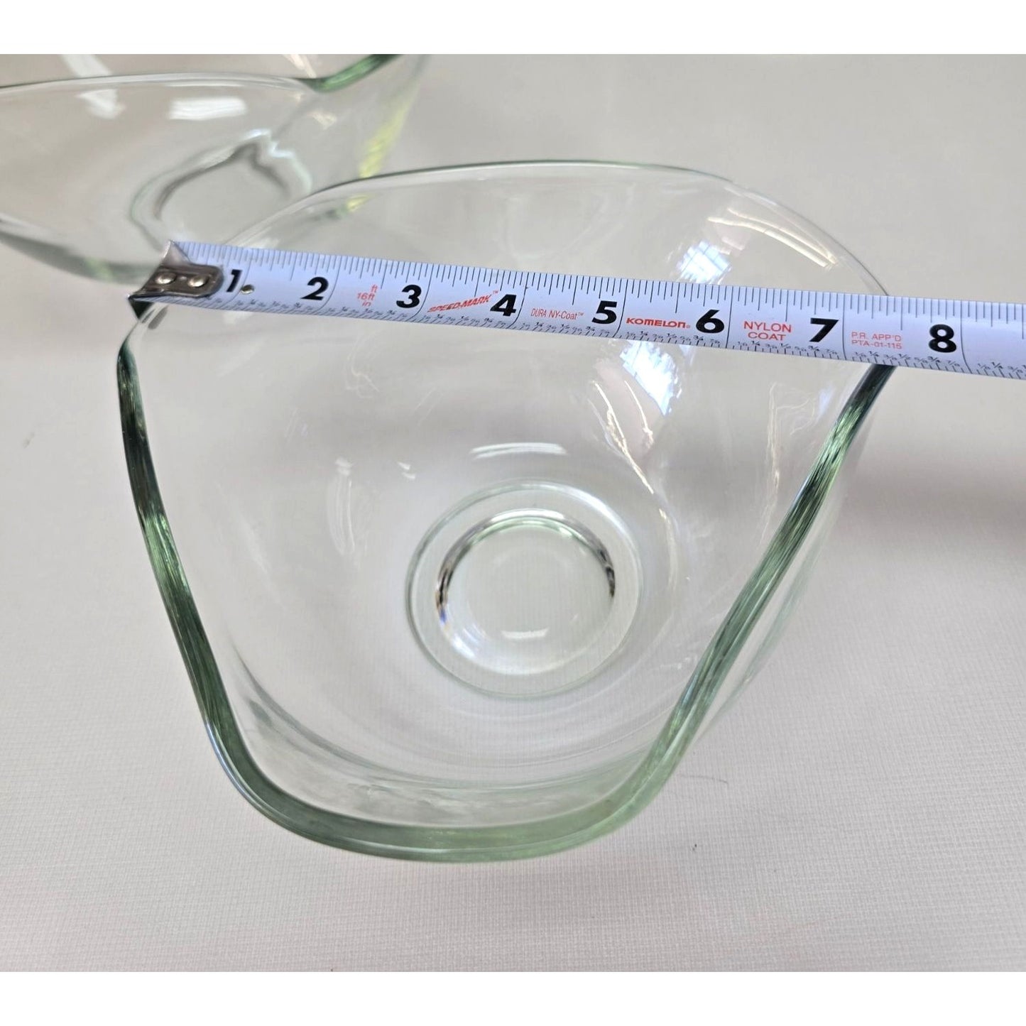 Mid‑Century Clear Glass Console Bowls  - SET 2