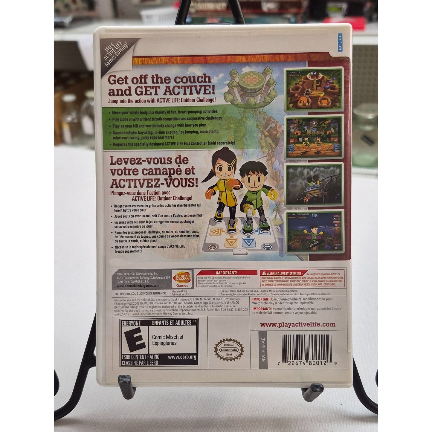 Wii Active Life Outdoor Challenge Game & Mat Set