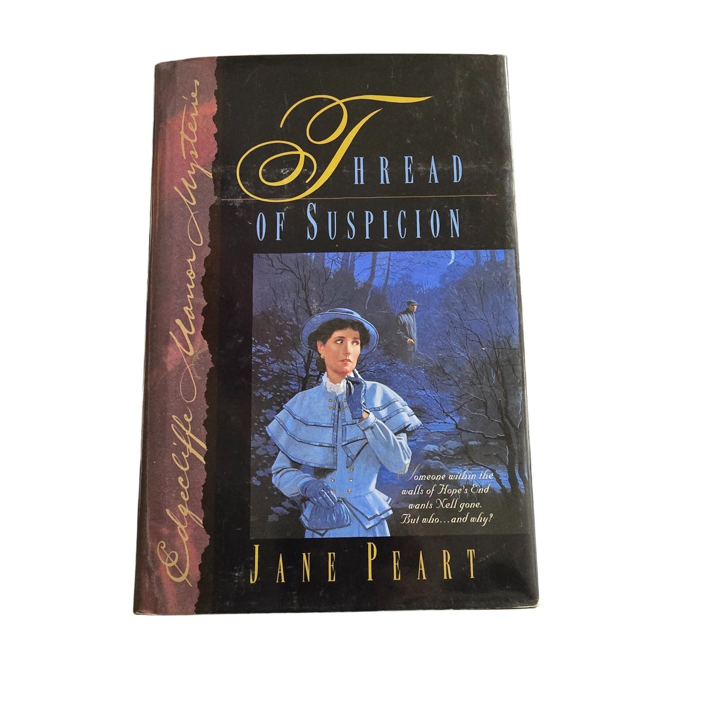 Thread Of Suspicion Hardcover Book By Jane Peart 1998 First Edition Christian Family Book Club