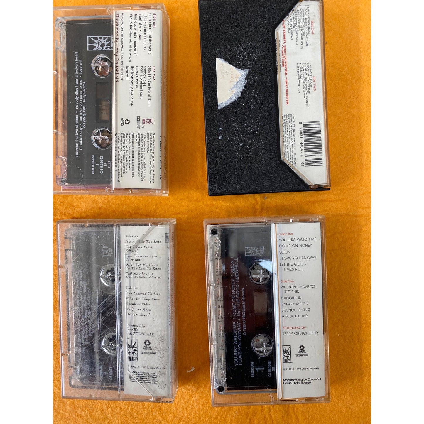 Tanya Tucker Cassette Tape Lot Of Four Albums