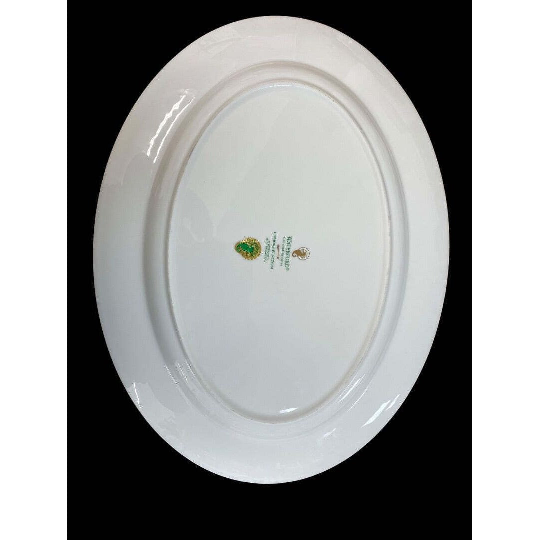 Waterford Lismore Platinum Fine China Oval Serving Platter 15 x 12