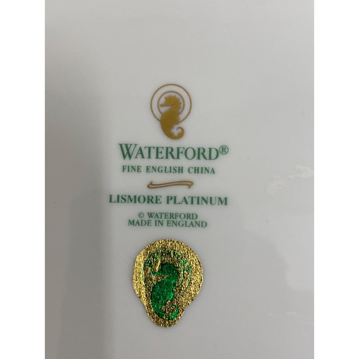 Waterford Lismore Platinum Fine China Oval Serving Platter 15 x 12