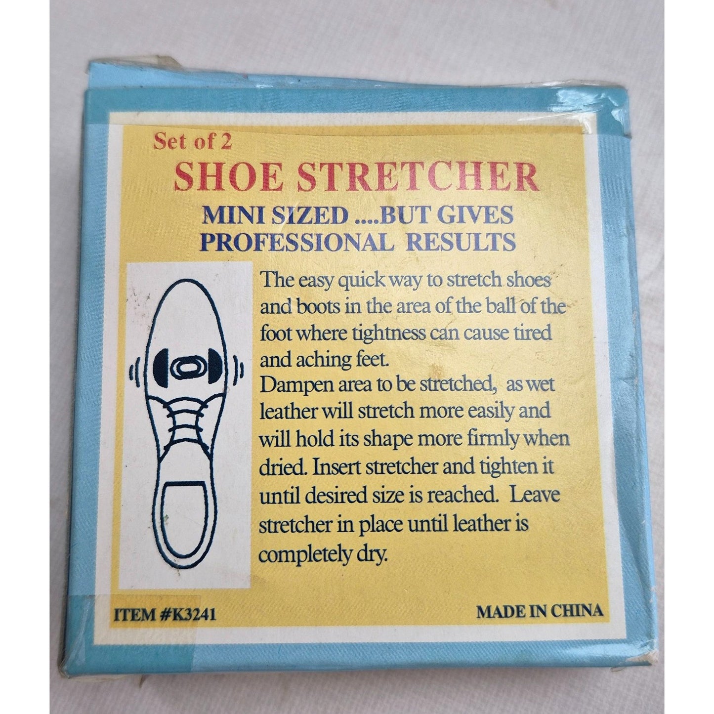 Mini Shoe Stretcher Set Of 2 Red Professional Results For Tight Shoes Comfortable Fit Made In China