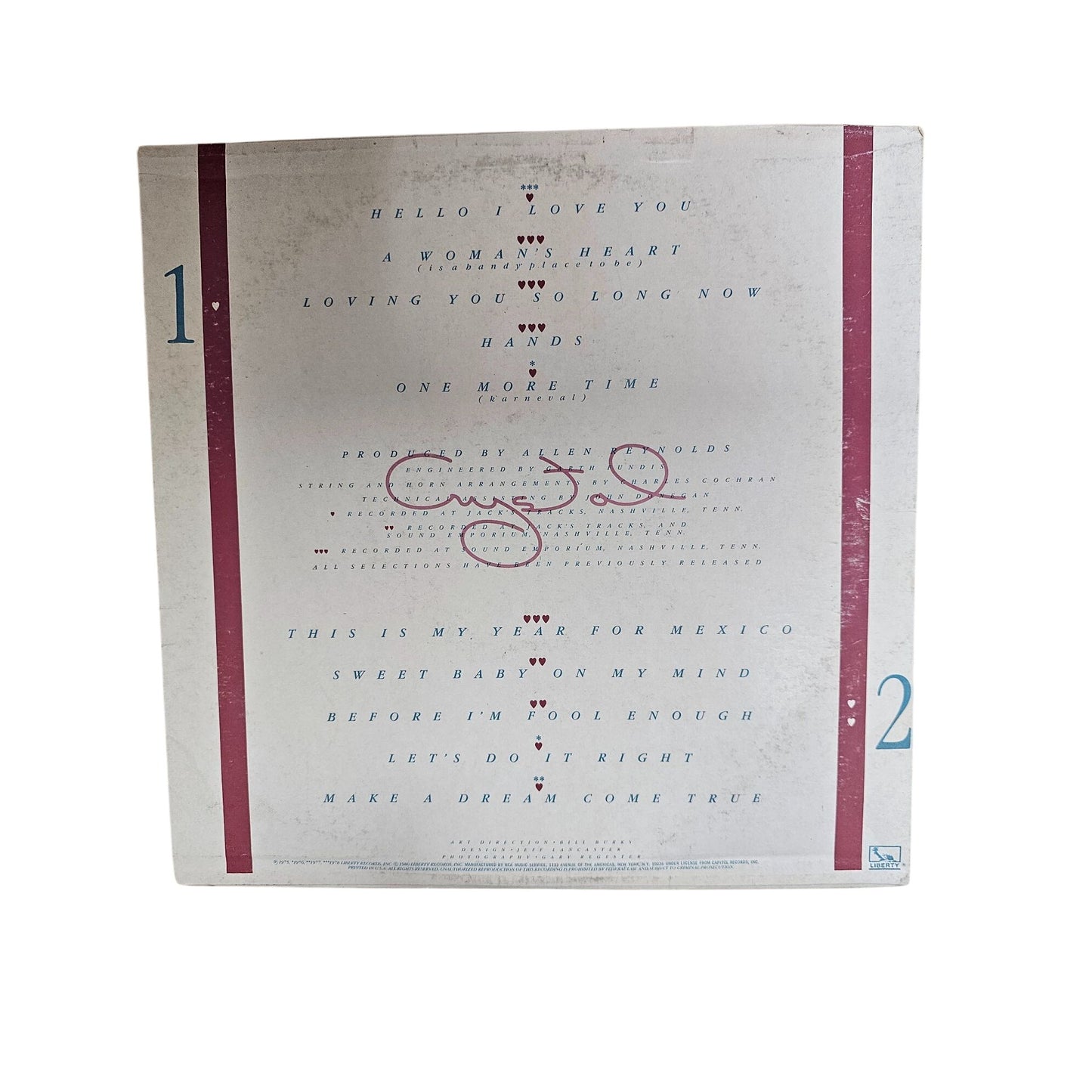 Crystal Gayle "A Womans Heart"