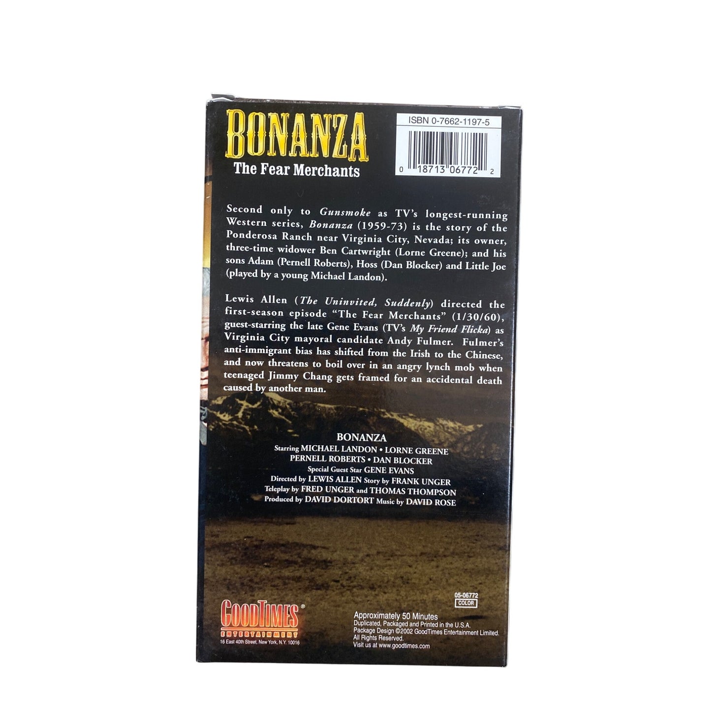 Bonanza Collectors Edition 5 VHS Set